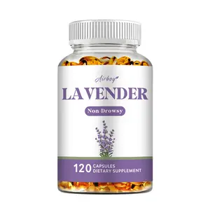 Airboy - Lavender Extract Vegetarian Capsules - Premium Sleep Supplement - Calming, Sleep Support - 60/120 Capsules
