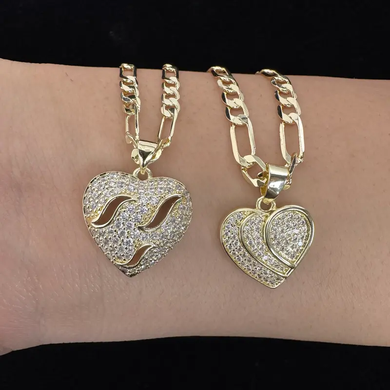 padlock heart necklace - TikTok Shop