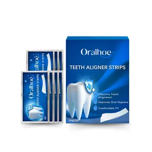 Oralhoe Teeth Whitening Strips Clean Plaque Stains Brighten Teeth Protect Gums Oral Care Whitening Strips
