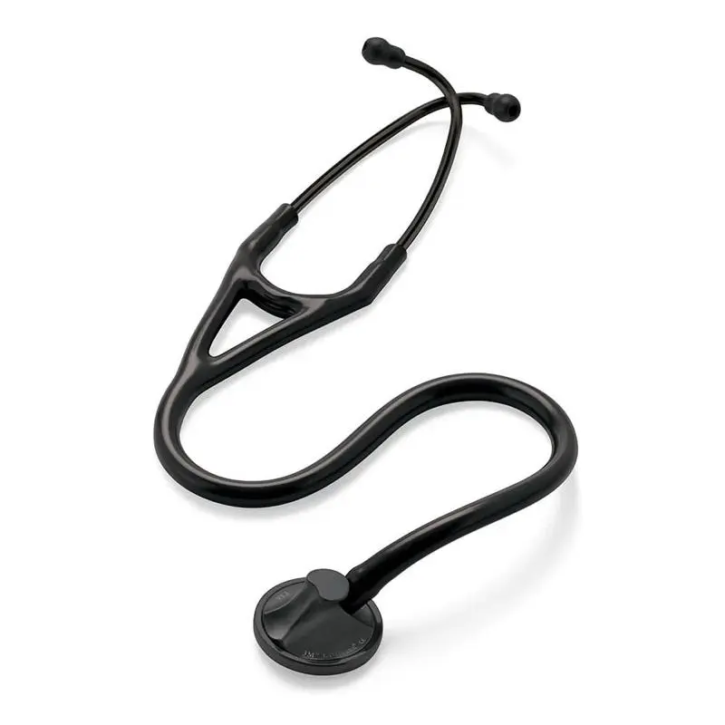 Master Cardo Stethoscope, Stainless Steel Smoke-Finish Chestpiece, 27" Black Tube, Professional Diagnostic Stethoscope