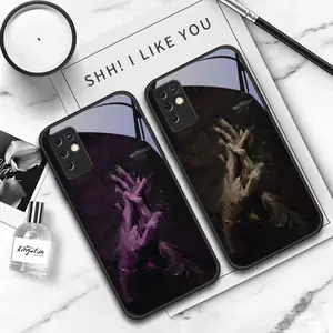 Abstract artistic style Phone case suitable for Infinix Note 10 Pro/11 Pro/12 G96/40 4G/40 Pro 5G/30 Pro/40 Pro+ 5G/50 Pro 4G/50 Pro+ 5G/50S/50X 5G/Smart 8 plus/5/6/7/8 Pro/8/9/10 Plus Black glass protective case