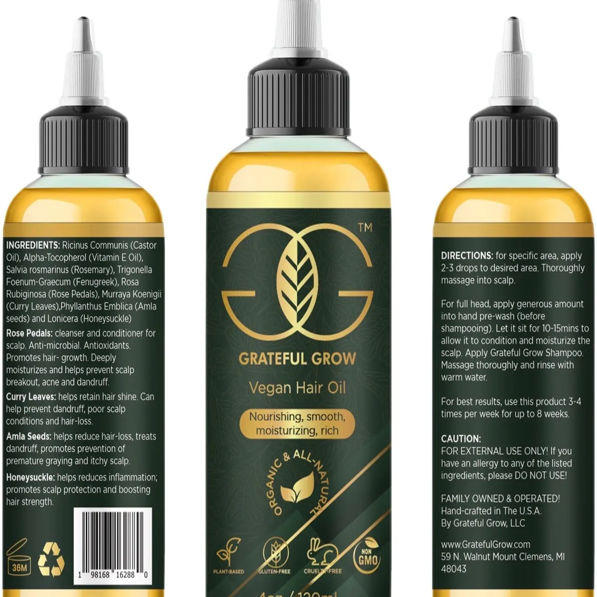 Grateful Hair Growth - Comfortable Haircare for Women