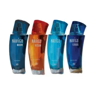 Jafra NAVIGO 3.3 fl eau de toilette oz men’s  glass bottle and box