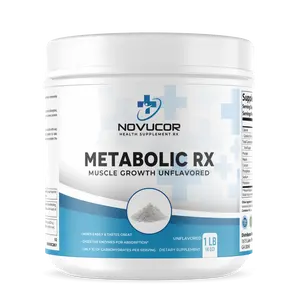 Metabolic RX Muscle Growth Whey Isolate (Unflavored) Healthcare Protein isopure protein clear Fitness Supplement Dietary Edible