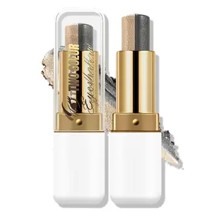 Dual Color Pearl Eyeshadow Stick Gradient Shimmer Contour Highlight Stage Makeup, Flammable Aerosols No, Ca Prop 65 Notified Yes, Glitter Eyeshadow Stick