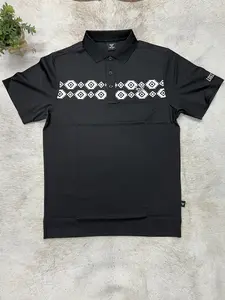 Lost Calf Aztec Polo Black