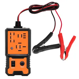 Portable 12V Automotive Relay Tester - Easily Diagnose and Test Relays with Battery Clips, Fast and Accurate Results, for Car, Truck, and Vehicle Repair and Maintenance Holder