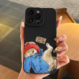 Fashion Protective Phone Case Cover for iPhone & Samsung Series, Paddington Bear UV Print Design, Perfect Birthday Gift for All