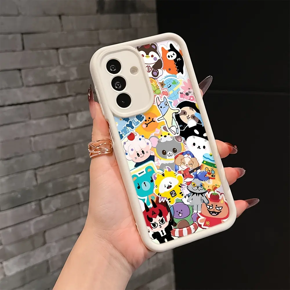 Phone Case: Adorable Mascot GMMTV Phone Case Suitable for Samsung Galaxy S26 S25 S24 S23 S22 S21 Fe Plus Ultra A13 A14 A15 A16 A17 A33 A34 A35 A36 A52 A53 A54 Note20 Anti Fall Soft TPU Back Cover