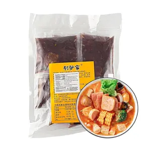 Village Donkey Family Northeast Rice Noodle Sauce Pack - 9 Bags (630g) - Spicy Hot Pot, Mala Xiang Guo, Crayfish, Boiled Dishes - Versatile Flavor Base