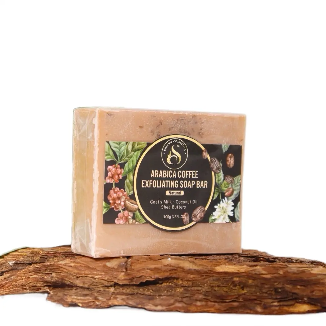 Arabica Coffee Exfoliating Soap Bar for Luxurious Skincare Routine - Smooth and Rejuvenated Skin