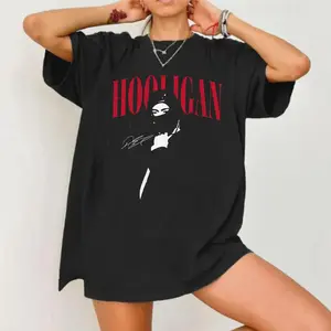 K-Pop Hooligan Graphic Tee, Dark Streetwear Rebel Aesthetic, Funny Concert T-Shirt, Unisex Gift