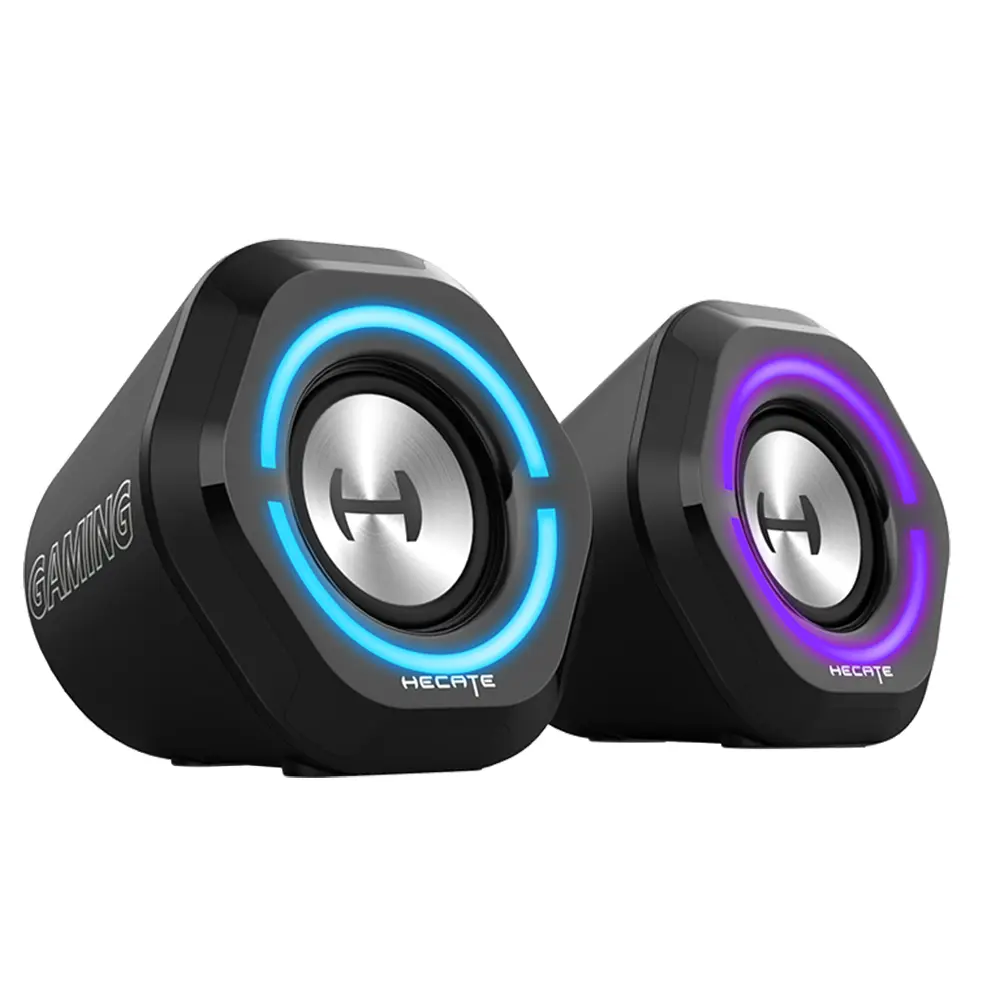 Edifier G1000 Bluetooth 5.3 Gaming Speakers,10W PC USB Computer Speakers for Laptop Desktop 3.5mm aux Input Hecate Black