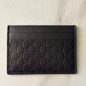 Pre-owned GUCCI FINAL SALE Small Leather Goods Brand New Guccisima Leather Card Holder