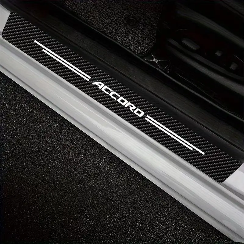 Carbon Fiber Car Sticker Decal, Car Door Protective Strip, Car Exterior Accessories, Car Accessory, Car Decals for Honda Accord