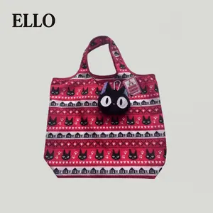 New women's stylish canvas bag with cute animal charm, a versatile women's canvas bag for 2025, suitable for travel, work, and shopping.
