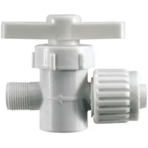 212 MAIN Straight Stop Valve, 0.5 In. Pex Connection Hardware Part, 0.35 In. Compression Fit Household Appliance Accessory