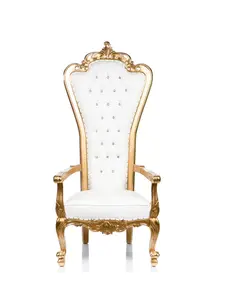 High Roller Throne Chair with Fixed Arms and Back for Maximum Comfort, Throne, Handcraftedthrone, Single luxury throne