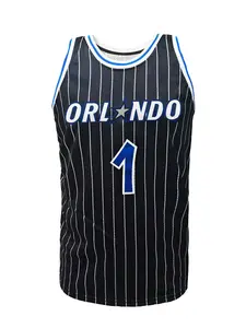 Men's #1 Striped Basketball Sports Jersey, Loose Fit Breathable Sleeveless Vest, Embroidered Unisex  for Training, Competition & Casual Wear