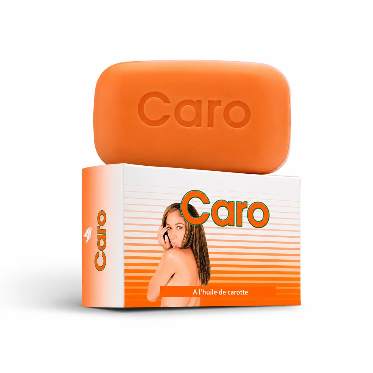 Caro Soap Bar with Carrot Oil Moisturizing Cleansing Body Bar 200g