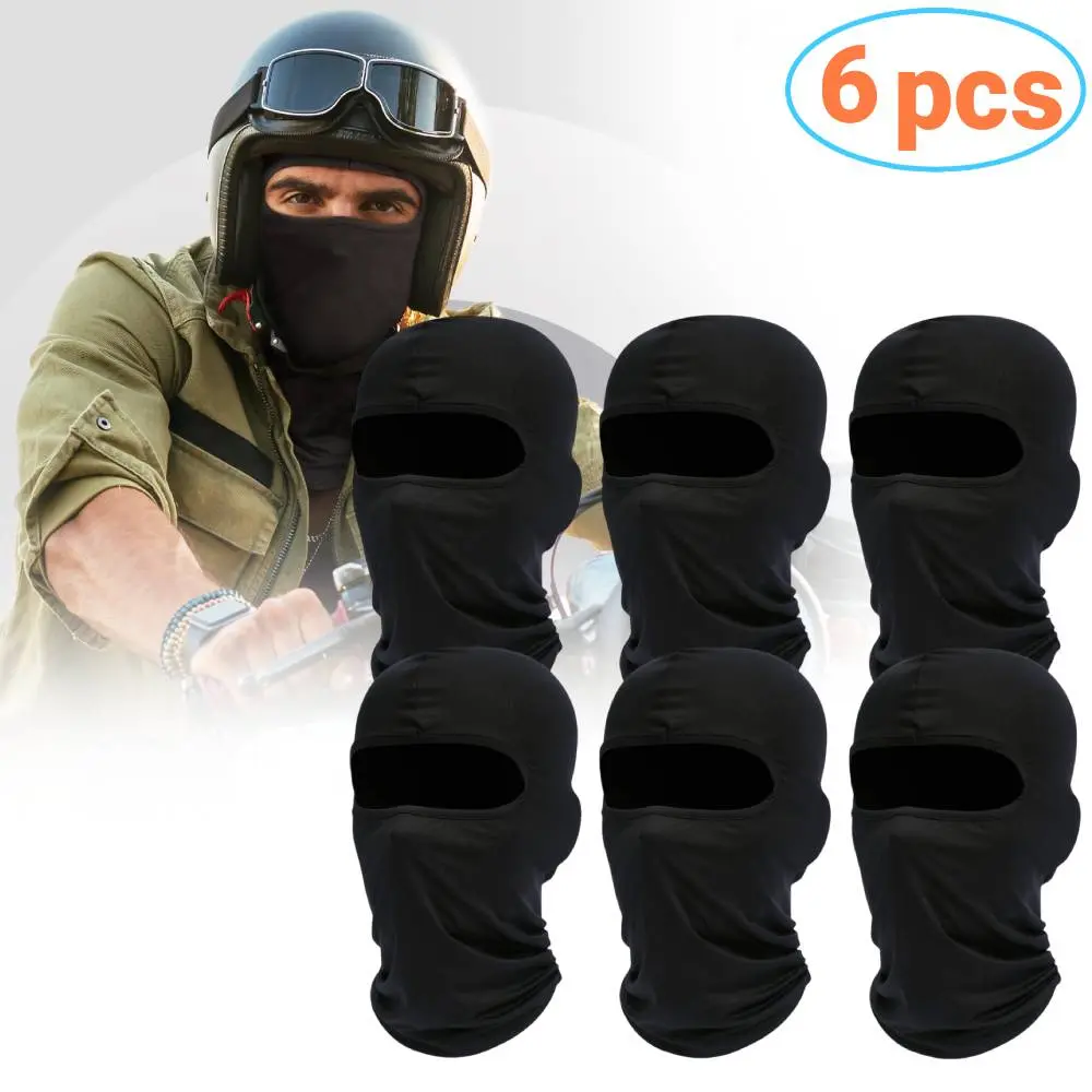 6/8/9 Pcs Motorcycle Balaclava for Men Women,Breathable Cooling Helmet Liner Mask,Full Face Cover Neck Gaiter for Biker,Cycling & Outdoor Sports,Halloween Christmas Party Fathersdaygift,Hand Tools Kits