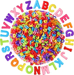 700 count Large Letter Beads Colorful Plastic A-Z Mixed Alphabet Shape Beads for  Making Bracelets Necklaces Key Chains Shoelaces Crafts Party Decor(9x12mm)