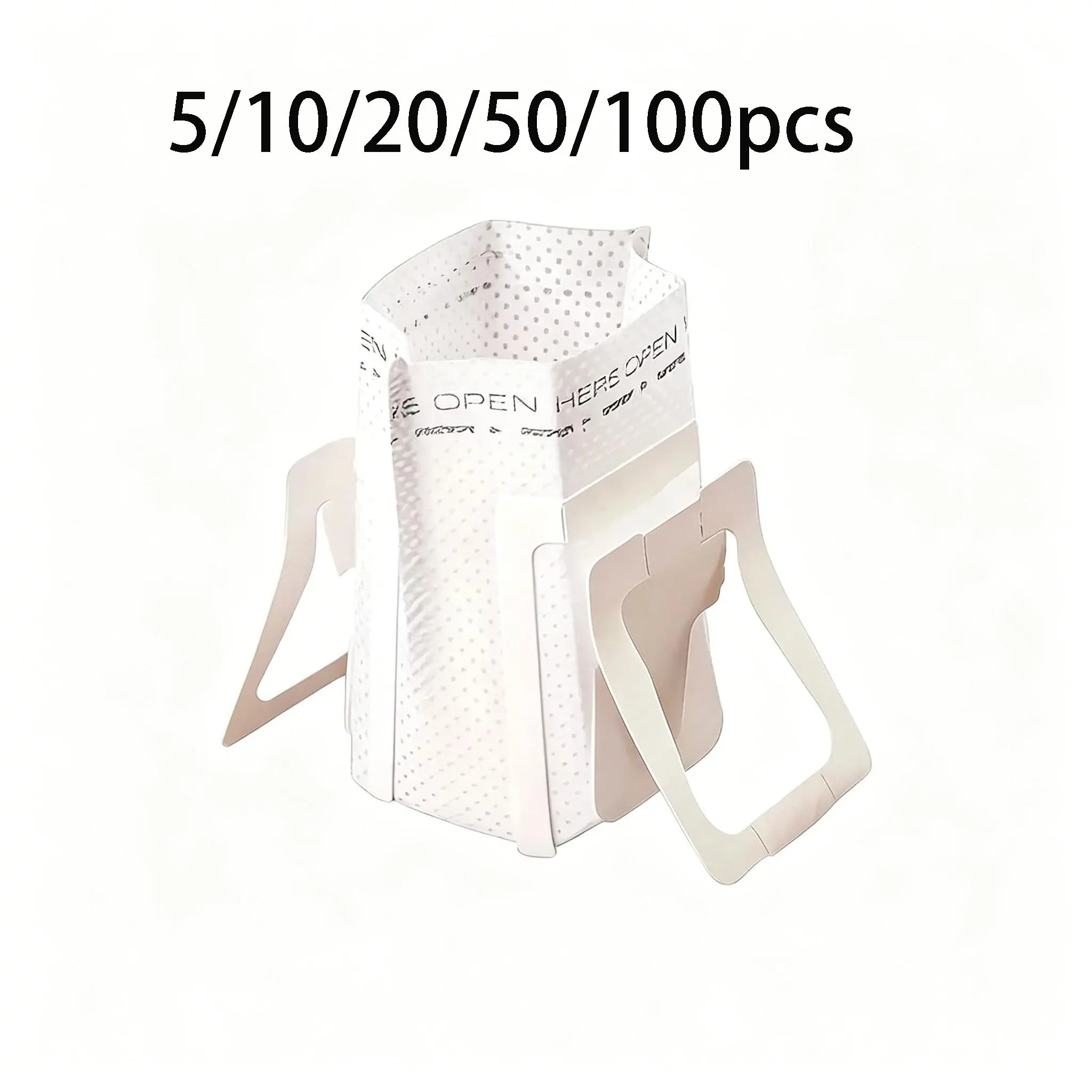 Portable Coffee Filter Bags, Disposable Drip Coffee Bags with Handles, Paper Coffee Filters, Espresso Accessories, Lazy Manual Pour-Over Coffee Maker, Tea Set Accessories