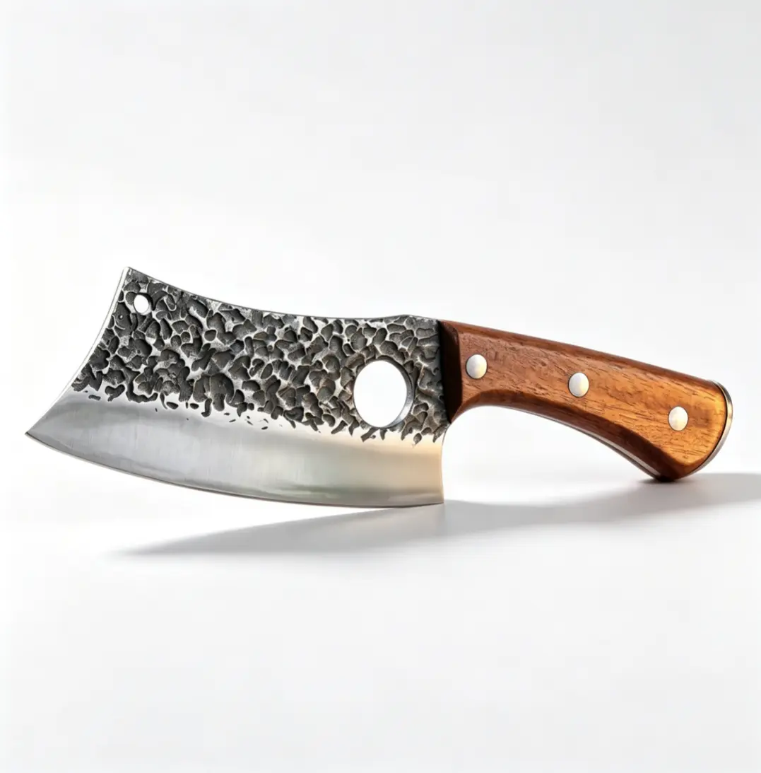 [Winter Sale] Viking Hand-Forged Full-Tang Kitchen Knives Set - Premium Steel Meat Cleaver, Boning Knife, Wooden Handle - Ideal for Cooking, Camping, Christmas Gift Essential Kitchenware gift