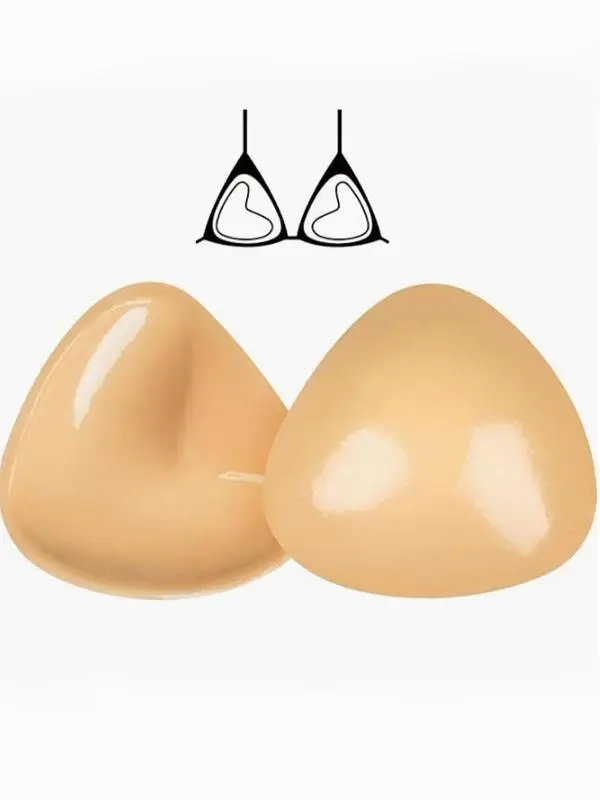 Women's Strapless Push Up Barely There Adhesive Bra - Polyurethane Sticky Inserts, Instant Lift, Washable Reusable Sexy Appearance Enhancer