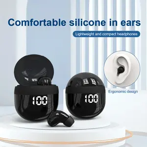 Invisible mini wireless Bluetooth earbuds; ultra-thin, micro-sized, and discreet earbuds suitable for work, sleep, and other occasions; IPX4 water-resistant; designed for small ear canals.