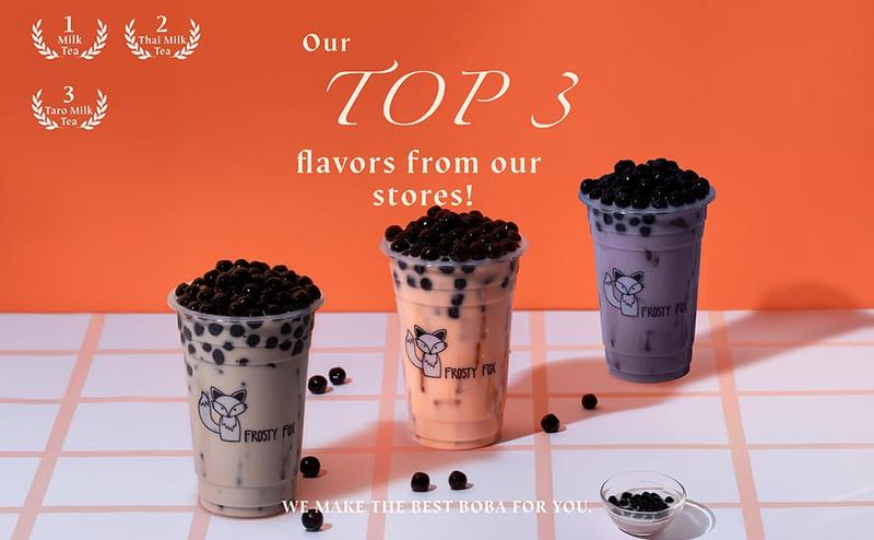 Frosty Fox Premium Boba Bundle Kit 10 Serv. Instant Bubble Pearl Variety Milk Tea Kit with Authentic Brown Sugar Tapioca Pearls & Coconut Jellies - Ready in Under 1 Minute, Includes Straws - Gift Box, Holiday (Classic, Taro and Thai Tea)