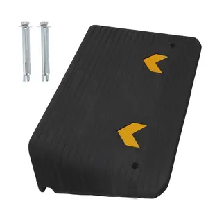 Heavy-Duty Rubber Threshold Ramp for Doorways – 3.5" Rise, 33,000 lbs Capacity, Non-Slip Surface, Portable Wheelchair and Curb Ramp for Home Entry, Steps, Driveways Heavy-Duty Rubber Threshold Ramp