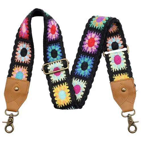 Black Knit Embroidery