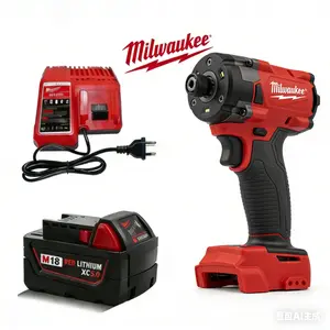 Milwaukee 18V Cordless Wrench Brushless Screwdriver Impact Drill Power Tools for Car Truck Repair with Long Life High Torque