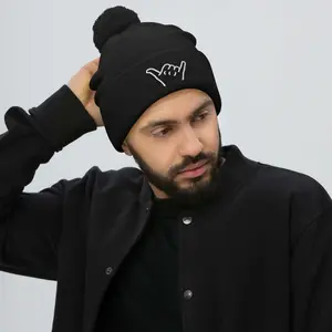 Shaka Pom-Pom Beanie