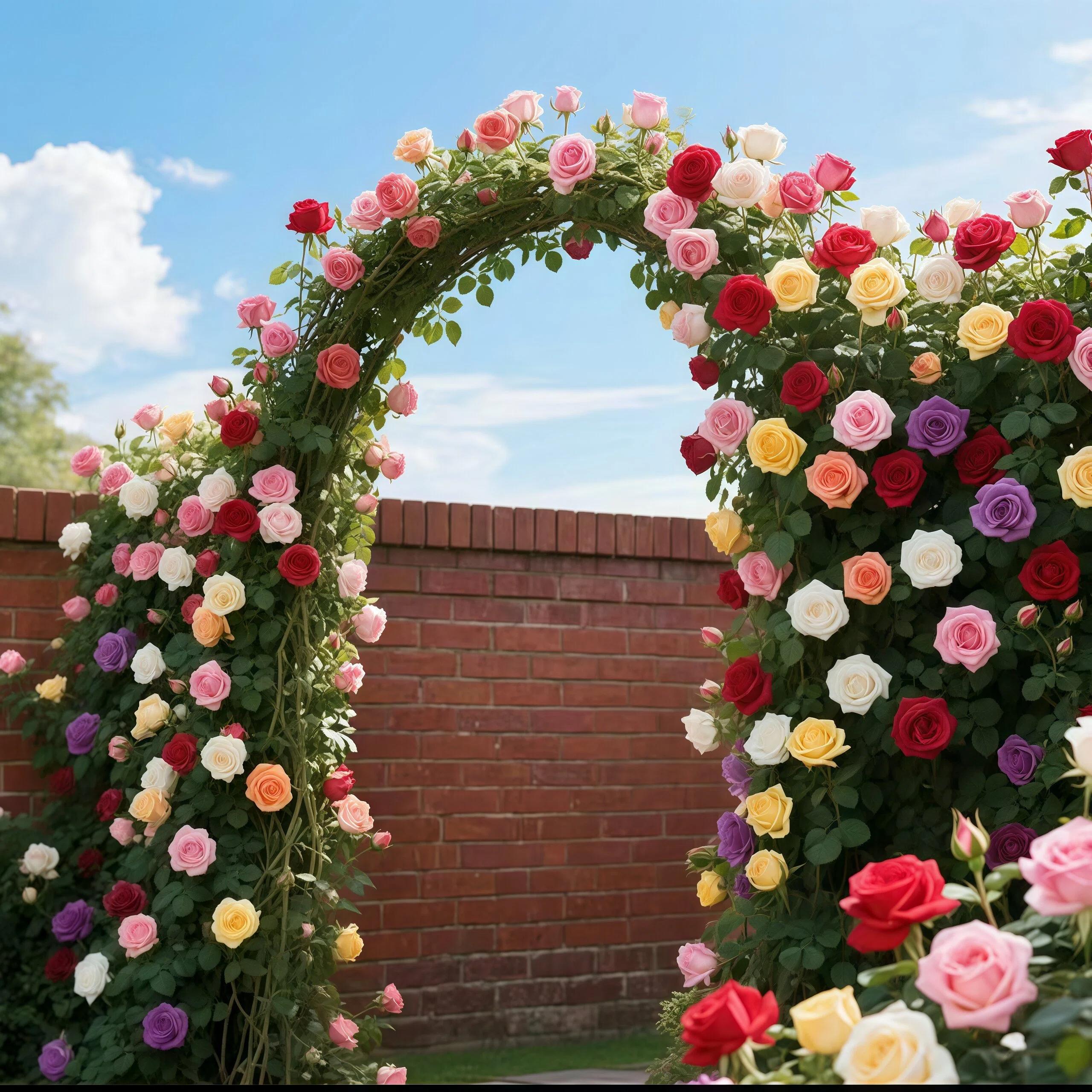 Climbing Rose Bare Root, Ready to Plant When Arrives, Long Blooming & Easy Growing, Perennial for Small Garden, Patio or Balcony