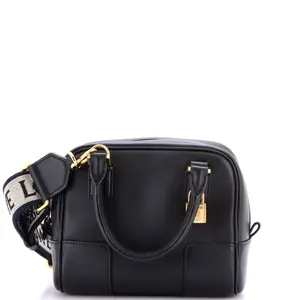 Pre-owned Loewe Leather Top Handle Bags Amazona Square Bag 16 by Rebag