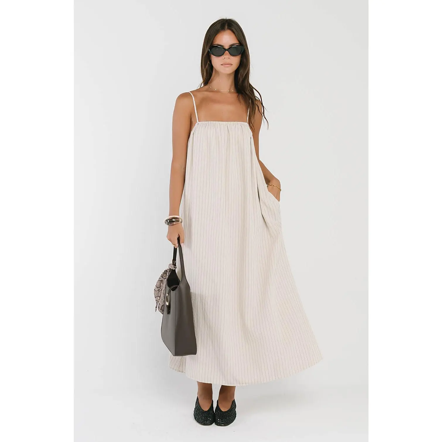 Lorraine Linen Maxi Dress