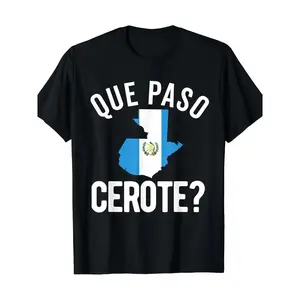 Guatemala Pride Cotton T Shirt for Men Casual Crew Neck Short Sleeve Flag Map Design Breathable Soft Suitable for All Seasons Made in USA