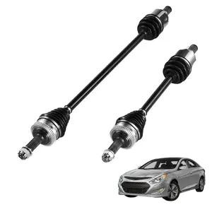 fathersdaygift VEVOR CV Axle Shaft Assembly, 2 Pieces Front Left Right (Driver and Passenger Side), Automotive Replacement CV Joint Axles Pair Compatible with 2011-2014 Hyundai Sonata, Alloy Steel Carbon Steel