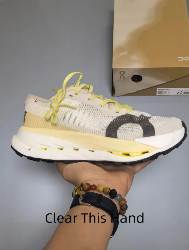 Cream & Lemon Yellow Lightweight Running Shoes with Hollow-Out Cushioning Sole & Breathable Mesh Upper for Daily Commute, Gym Sessions, and Weekend Walks – Ideal for Men & Women Seeking Urban Style & All-Day Comfort