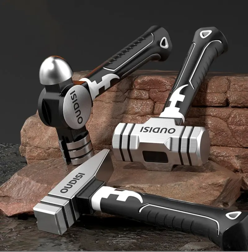 Mini Hammer, Multifunctional Mini Hammer, Short Handle Hammer, Professional Hand Tool for Home & Office Heavy Duty Hardware Industrial Use