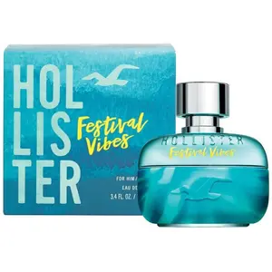Festival Vibes by Hollister cologne for him EDT 3.3 / 3.4 oz New in Box