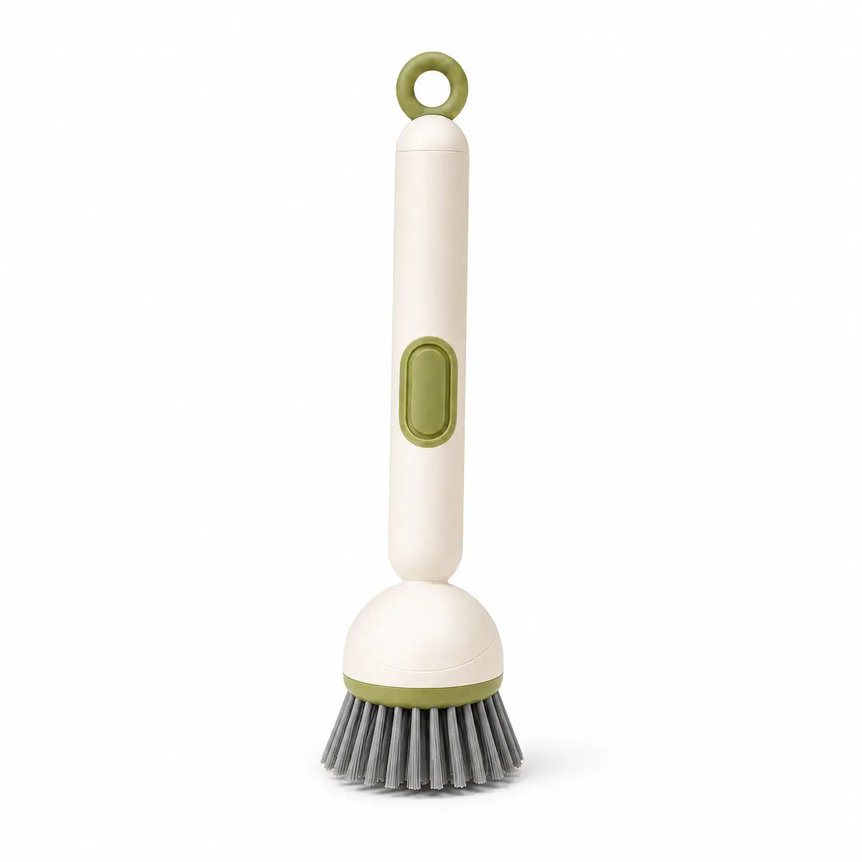 Soap Dispensing Long Handle Rotating Dish Brush | Non-Scratch Oil-Resistant Kitchen Cleaning Scrubber, Multi-Use No-Mess Cleaner for Pots Pans Cups | CleanTok Time-Saving Home Dishwashing Essential