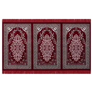 Best Quality Prayer Rug - 3 People Fancy Prayer Rug - From Turkey