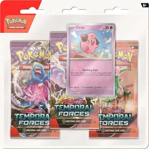 Temporal Forces 3 -pack Blister: Includes 3 Booster Packs + 1 Holographic Promo Card