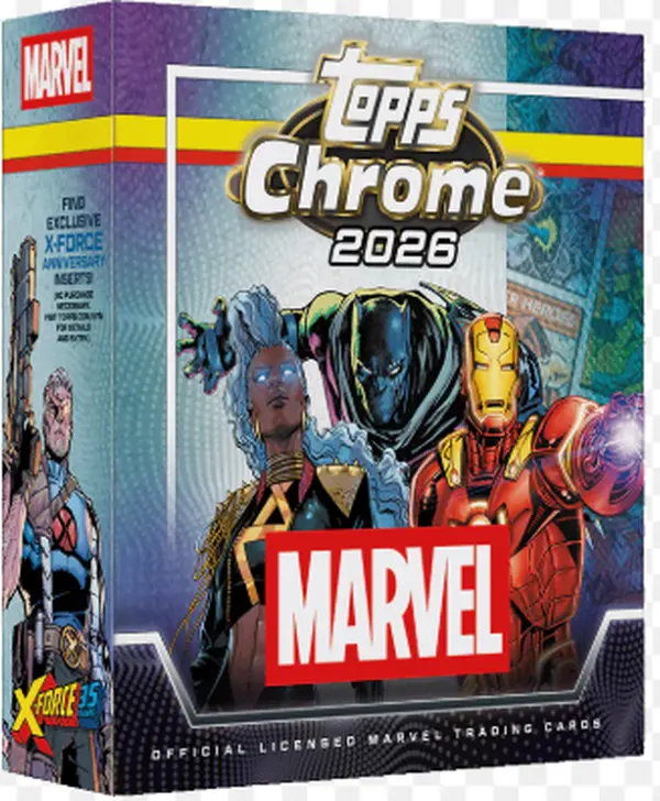 2026 Topps Chrome Marvel 1 Numbered Parallel Per Box -Find 2 Exclusive x Fractors