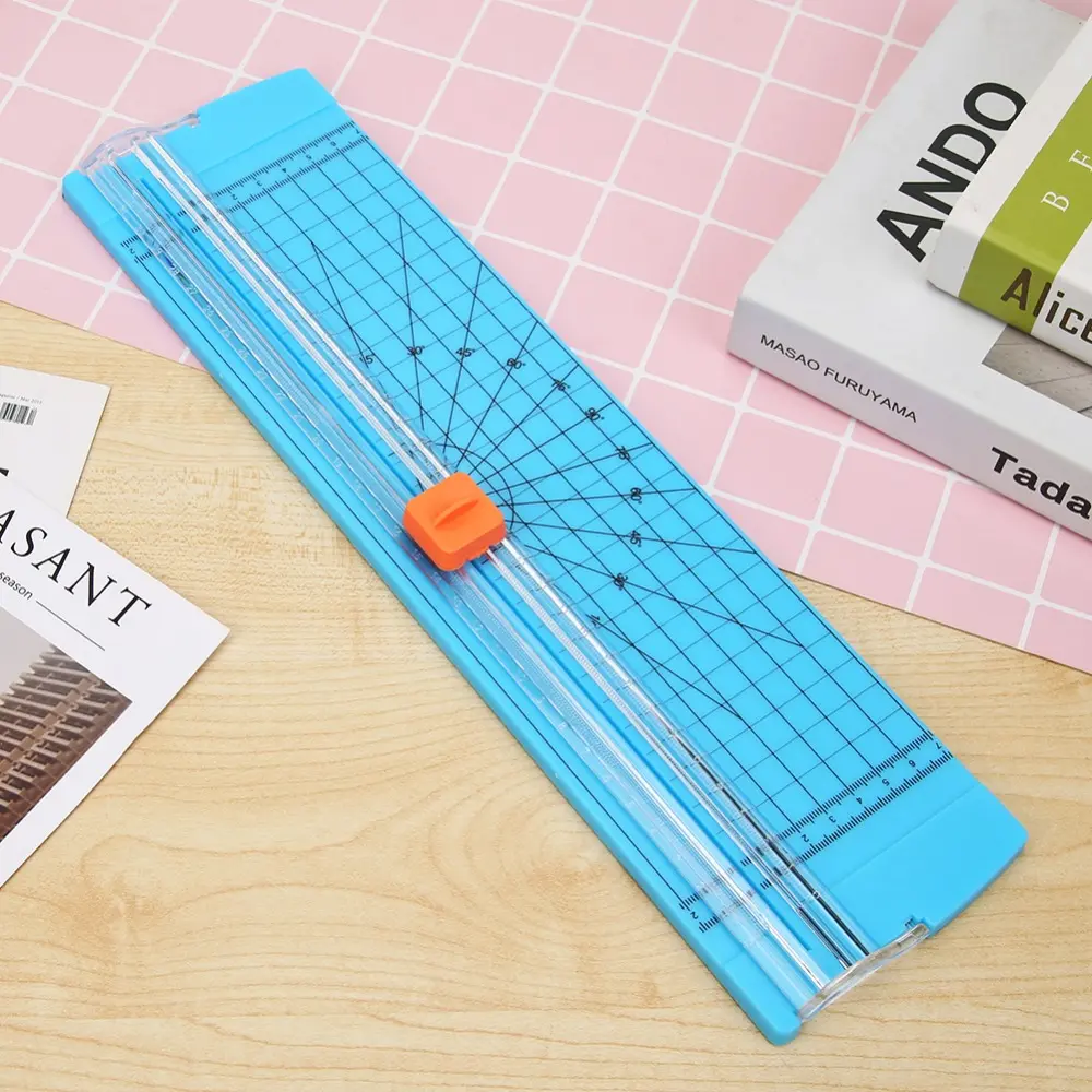 1pc A3/A4 Paper Cutter Precision Paper Photo Trimmers Cutter Scrapbook Trimmer Lightweight Cutting Mat Machine for Home Office School Cutting Supplies
