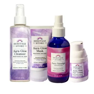 The Spirited Individualist - Aura Glow Cleanser, Aura Glow Moisturizer, Aura Glow Eye Cream, Aura Smudge