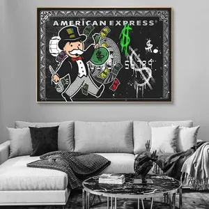 [Sale off up to 65%][Free Ship][No Frame] Alec Monopoly Express Posters Vintage Graffiti Wall Art Picture No Frame